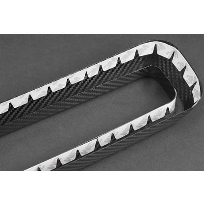 Carbon Fiber Front Grill Grille Inserts Trim Cover for Dodge Challenger 2015-23