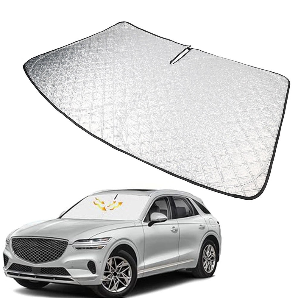 Foldable Windshield Sun Shade Visor Protector for Genesis GV70 (2022-2025)