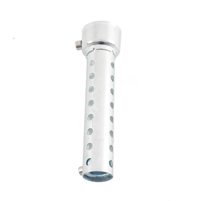 35mm Silver Universal Motorcycle Exhaust Can Silencer Muffler for Various Models