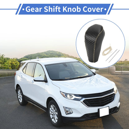 Beige Faux Leather Gear Shift Knob Cover for Chevrolet Cruze (2011 - 2015)