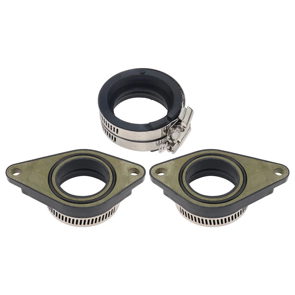 3 x Motorcycle Carburetor Intake Manifold Boots for Honda VTX1300 (2003-2009)