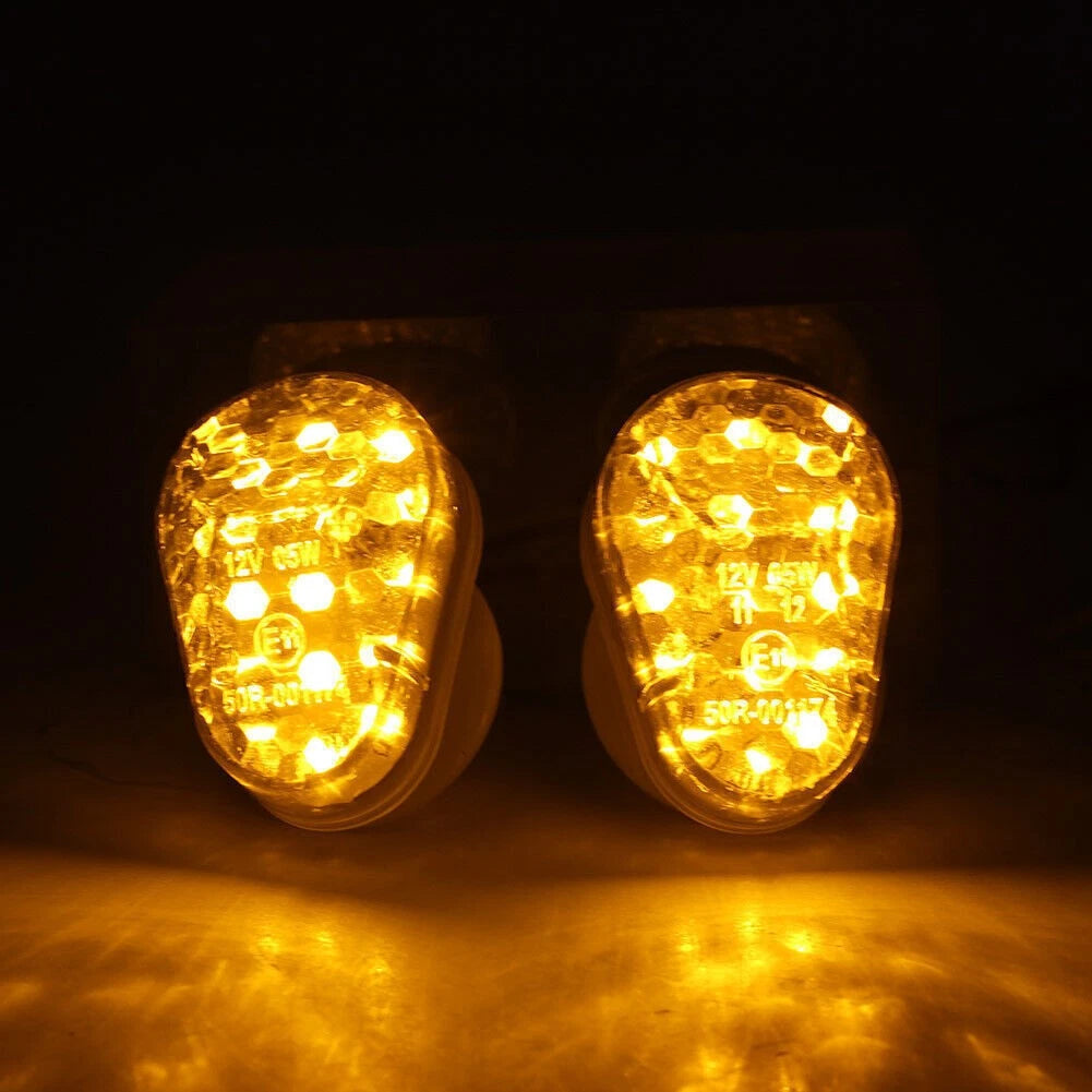 Smoke LED Turn Signal Lens for Kawasaki Z750 ZZR600 ZX6R ZX7R ZX9R (2004-2023)