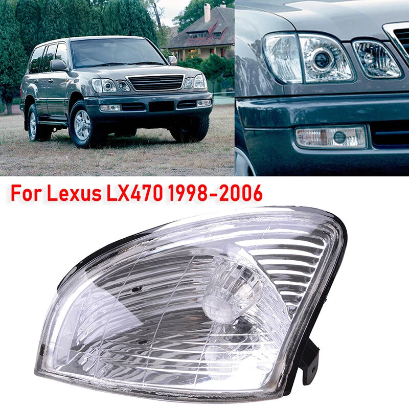 Clear Right Side Corner Turn Signal Lamp Housing for Lexus LX470 (1998-2007)
