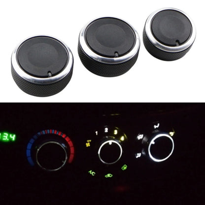 3 Pcs A/C Climate Control Switch Knob for Chevy T250 Aveo Lova (2004-2011)