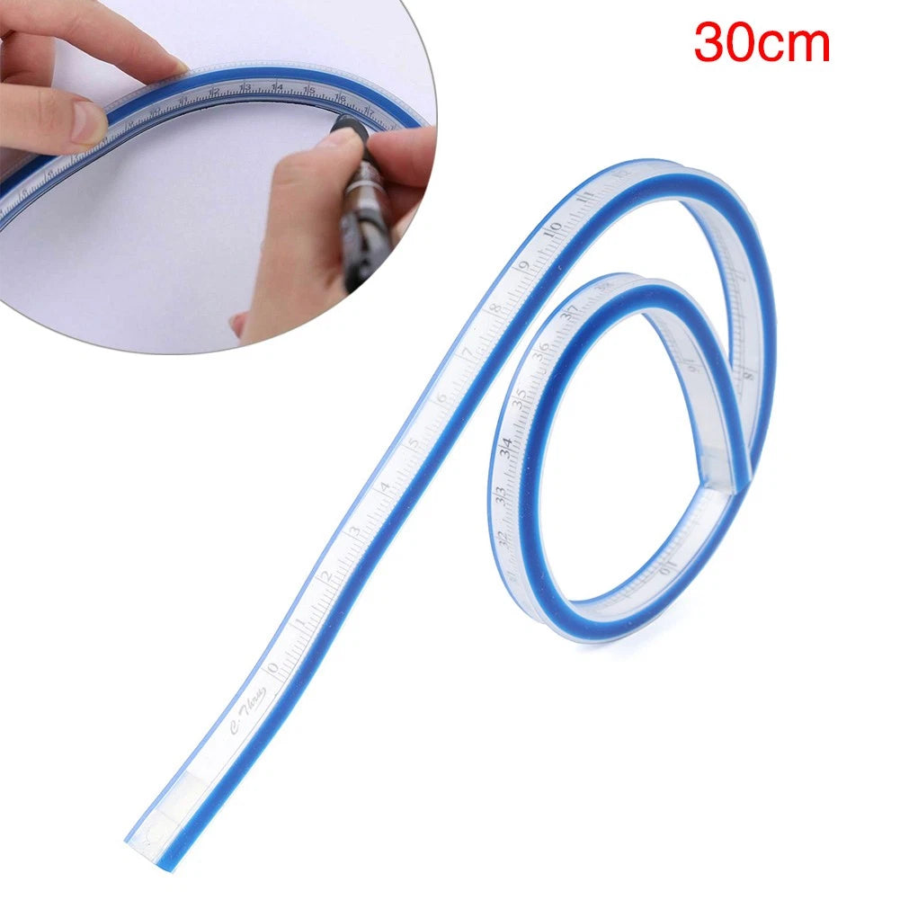 Flexible Curve Ruler 60cm for Drawing & Painting - Measuring Tool
