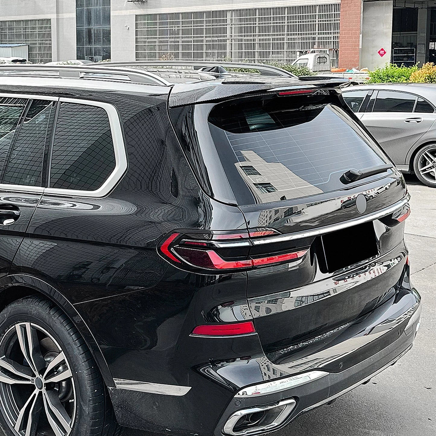 Rear Boot Spoiler Wing for BMW X7 G07 (2019-2024) 1 x Carbon Style
