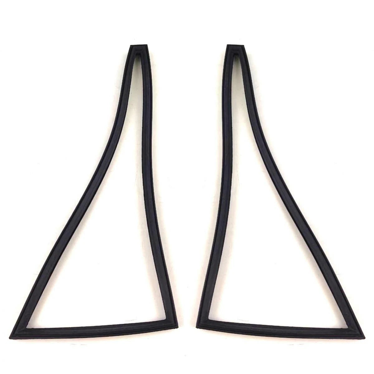 Door Window Vent Rubber Weatherstrip Pair LH+RH Fits Nissan Patrol G60 1960-80