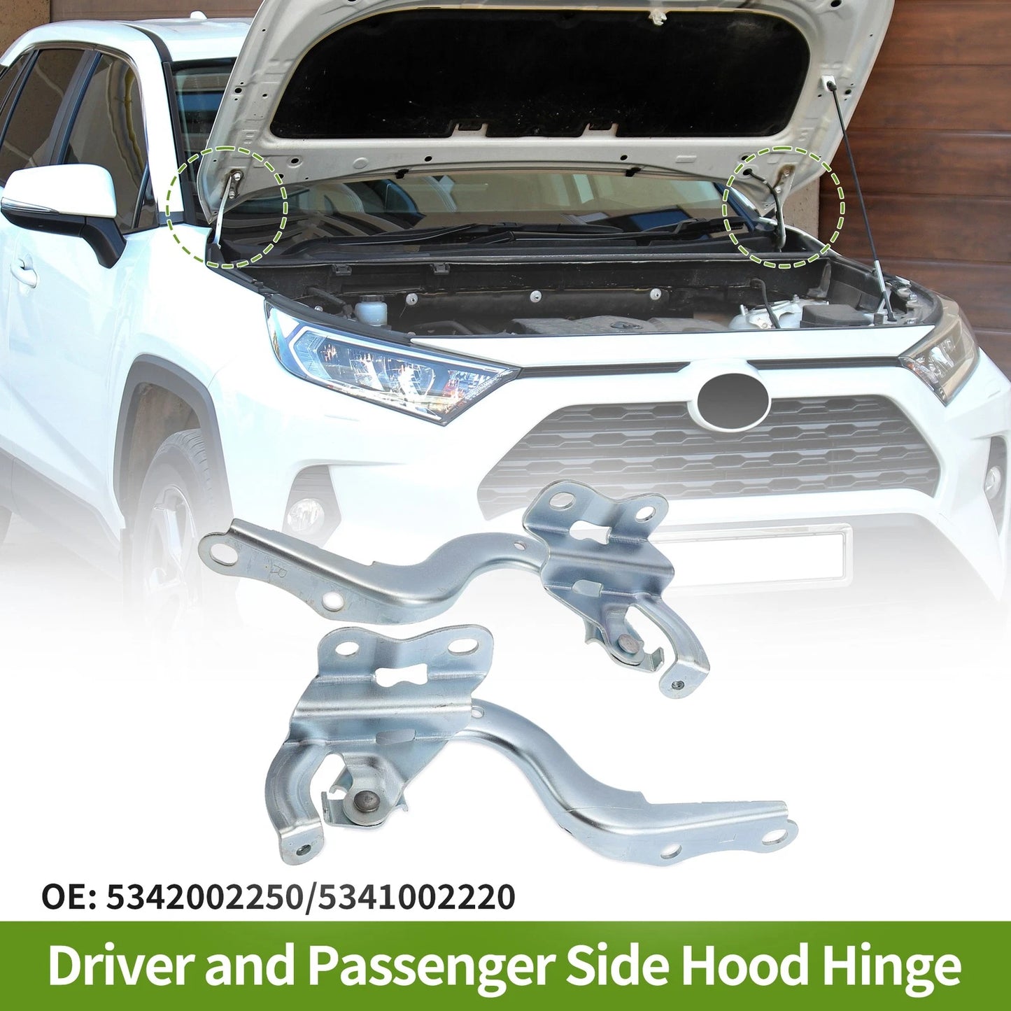 Bonnet Hinges for Toyota Corolla Front Bonnet Bracket (2014-2017) - 1 Pair