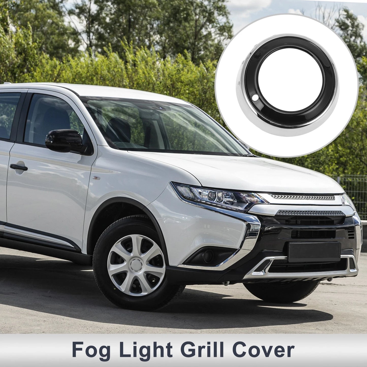 1 Pc Front Right Fog Light Grill for Mitsubishi Outlander (2010-2012)