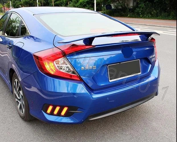 Factory Style Spoiler Wing ABS for Honda Civic Sedan 2016-2021