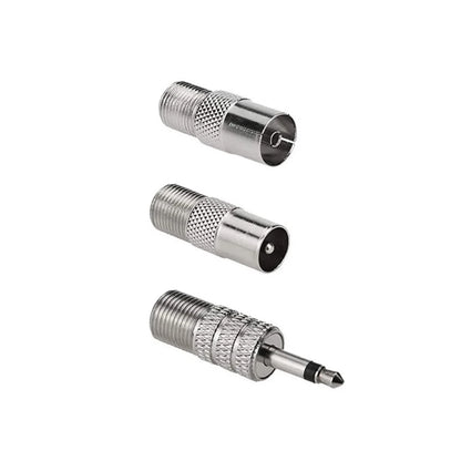 Telescopic Aerial Antenna 75 Ohm with TV & 3.5 Adapter for F Type 7120