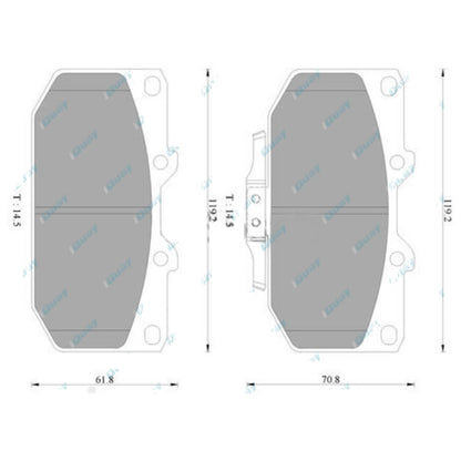 Brembo Front Disc Brake Pad Set for Nissan Skyline R32 R33 R34 GTR 1990~2000