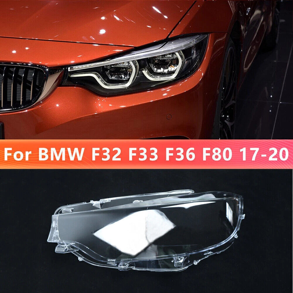 Left Headlight Cover Replacement for BMW F32 F33 F80 F82 F83 (2017-2020)