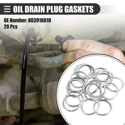 20 x Car Oil Drain Plug Gaskets for Subaru BRZ (2013-2020)