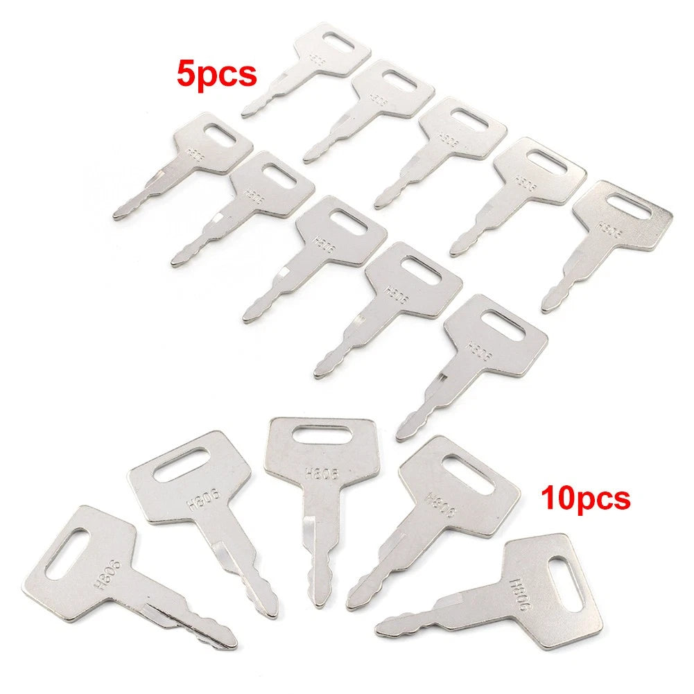 5 x H806 Ignition Keys for Takeuchi Heavy Equipment (7001-00019)