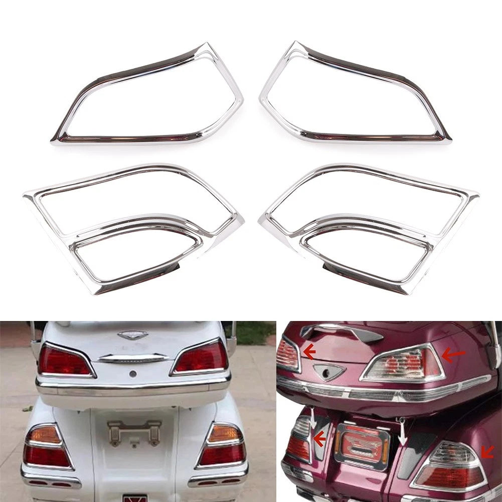 Chrome Saddlebag Light Accents for Honda GL1800 (2001-2005)