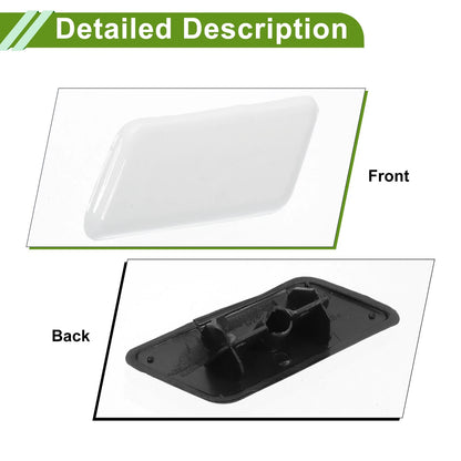 Front Left Washer Nozzle Cover for Toyota Camry (2009-2012) White