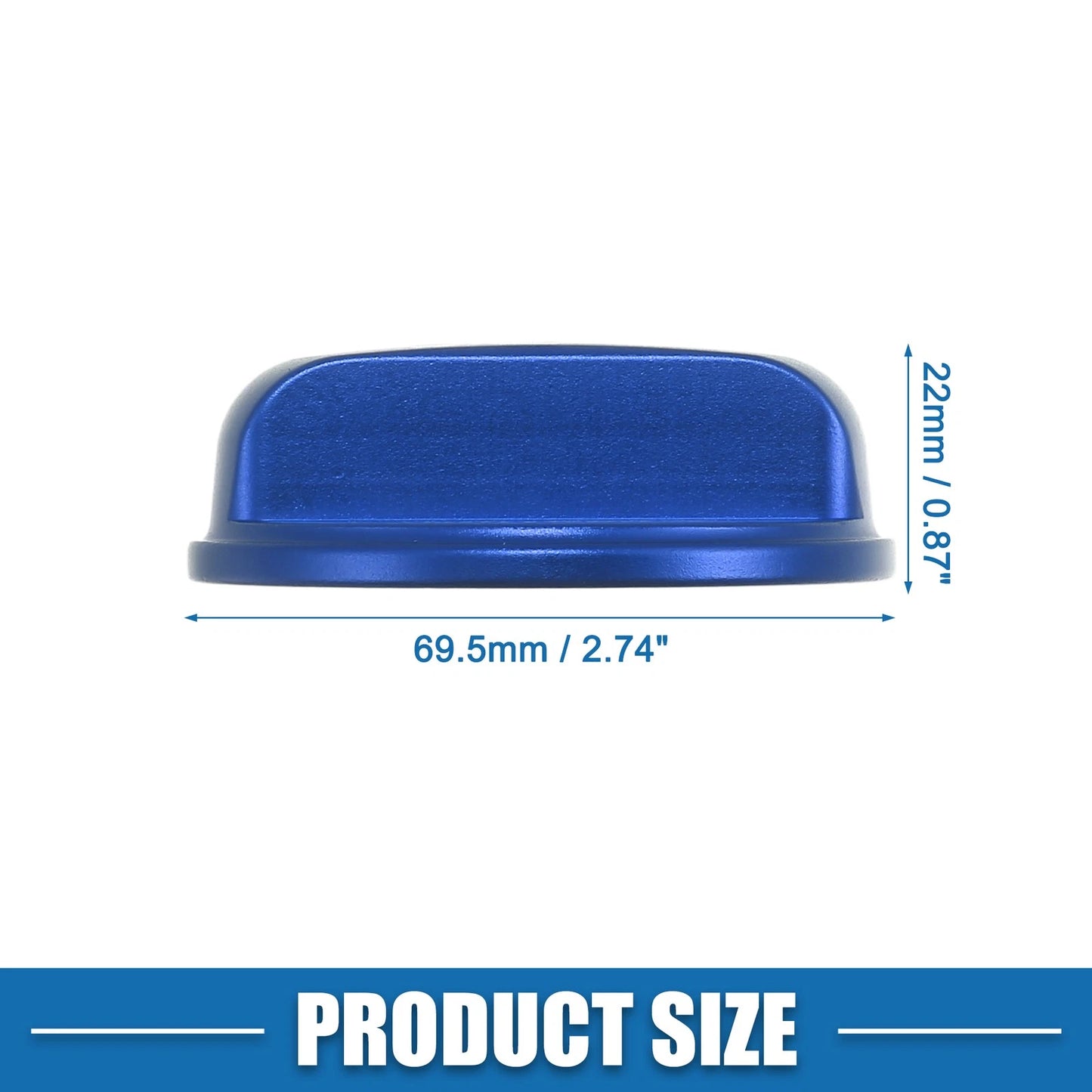Car Oil Fuel Cap Decorative Sticker for Honda Odyssey (2014-2020) Blue