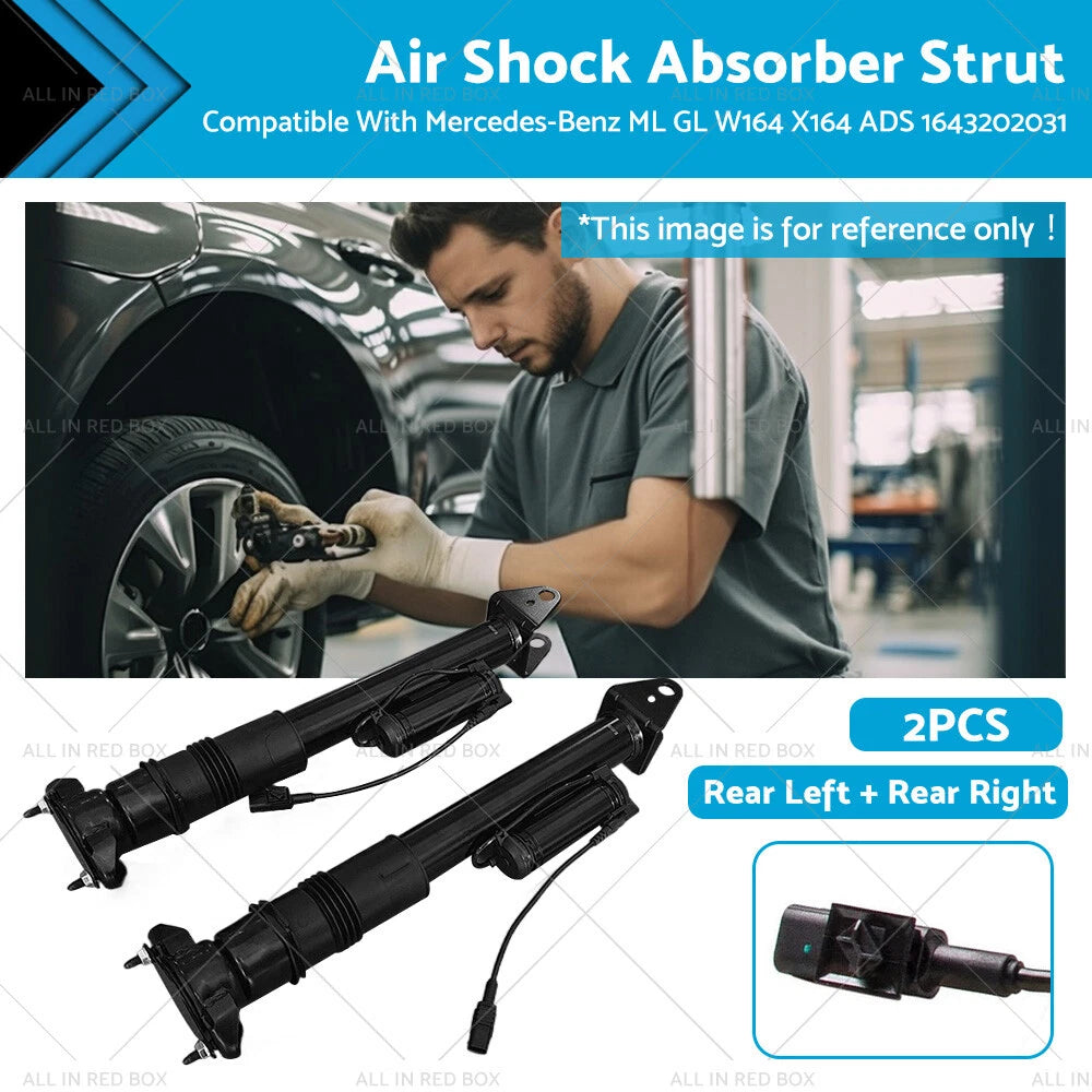 Rear Air Shock Absorbers for Mercedes-Benz ML GL W164 X164 (2006-2012)