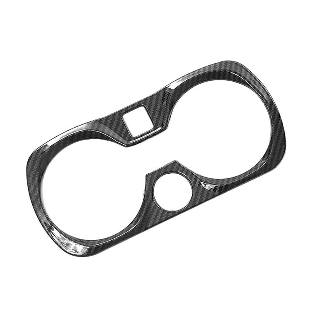 Carbon Fiber Central Console Water Cup Cover Trim for BMW 3 Series G20 (2019-2021)