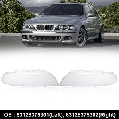 Headlight Lens Covers for BMW E39 525i 528i (1996-2003) - 1 Pair