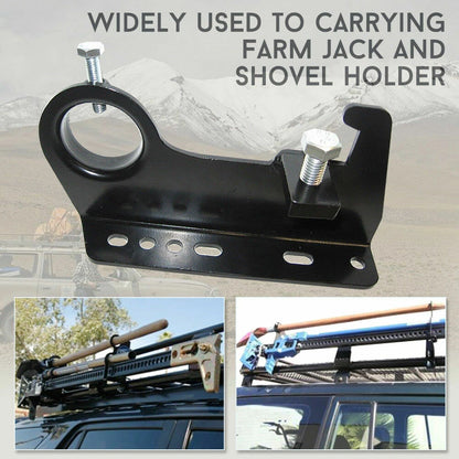 Hi Lift Jack & Shovel Holder for 4x4 Offroad Roof Rack