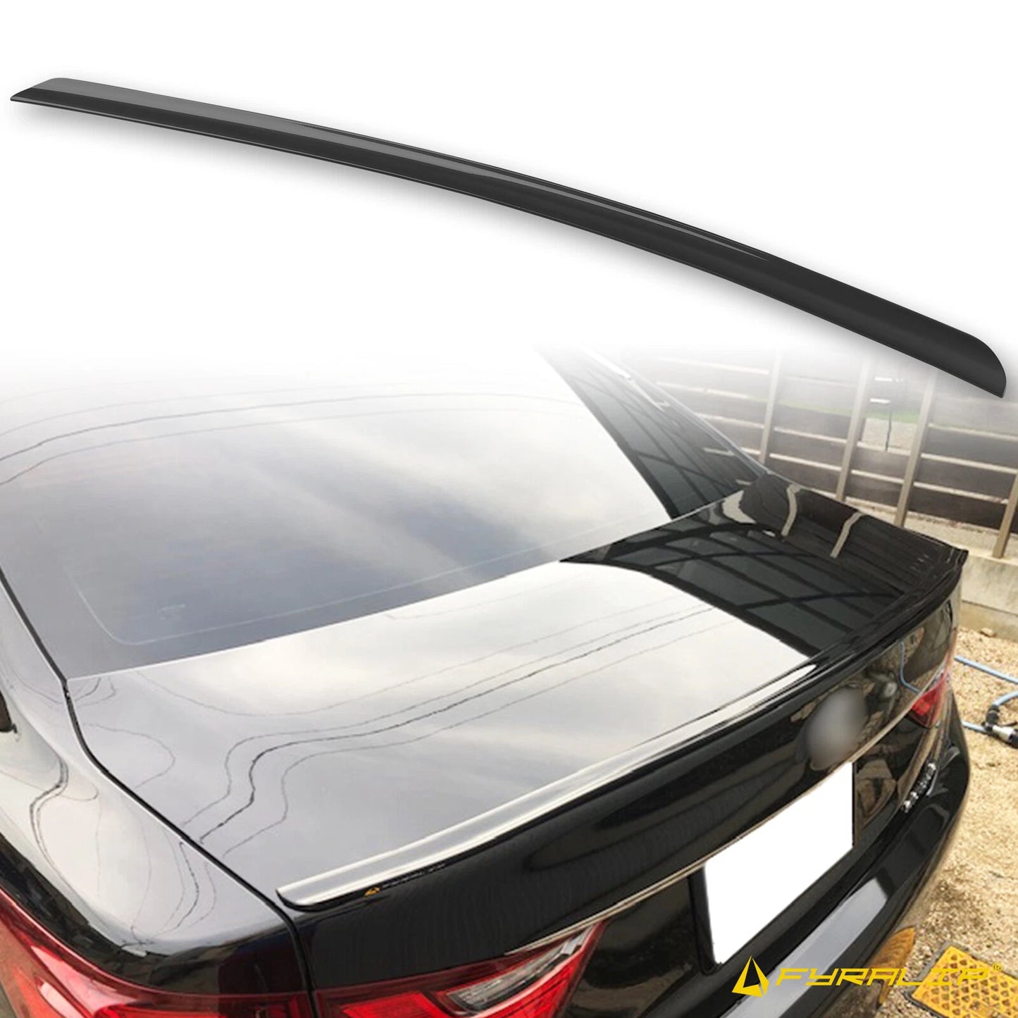 Boot Lip Spoiler for Lexus GS (2011-2015) - Smoky Granite