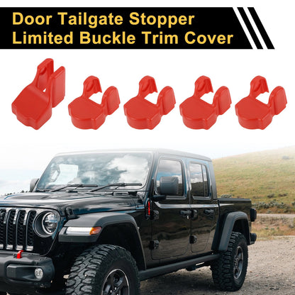 Door Limiting Cover Trim for Jeep Wrangler JL JLU (2018-2024) - Red