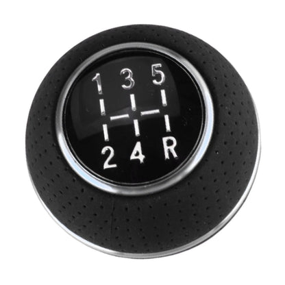 Silver 5-Speed Manual Gear Shift Knob for Car