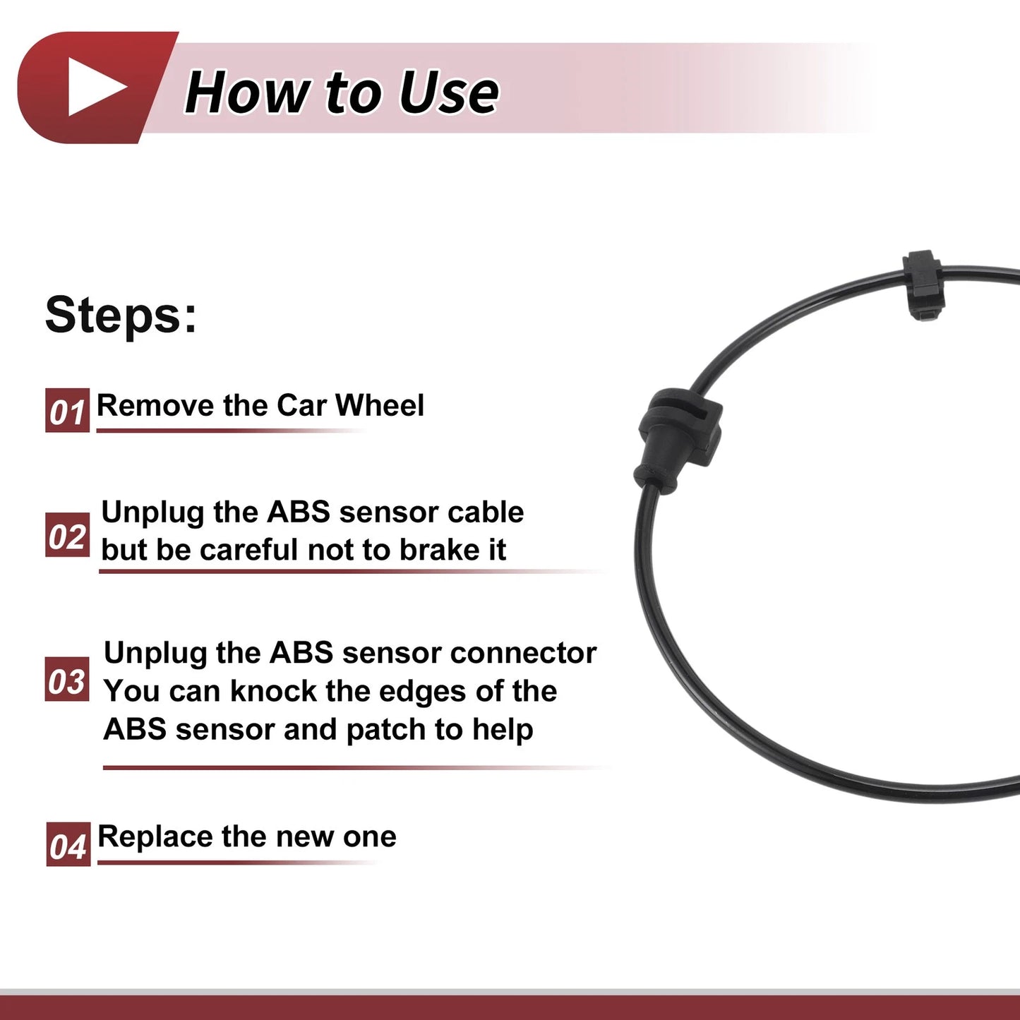 ABS Wheel Speed Sensor for Honda City (2014-2023)