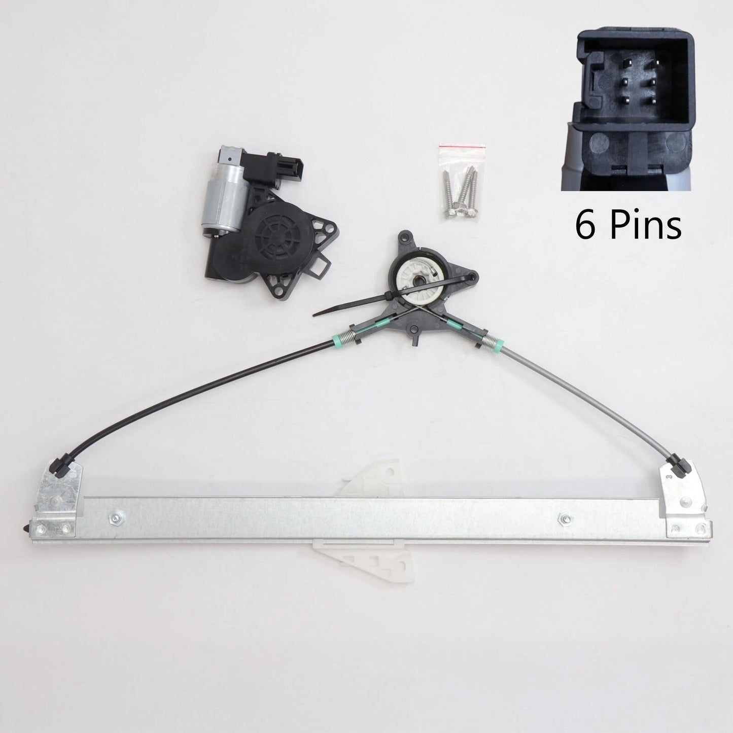 Front Right Window Regulator W/ Motor 6 Pins for Mazda CX-9 (2007–2016)