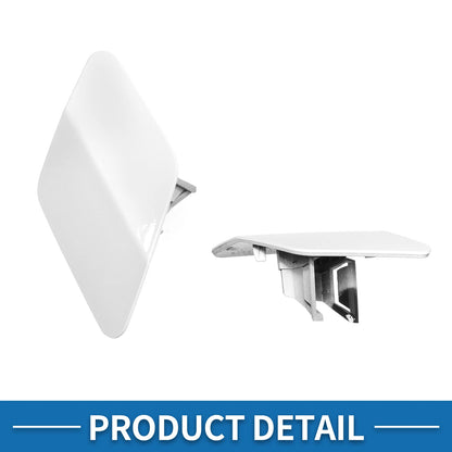 Front Right Washer Nozzle Cover for BMW X6 2015-2019 (2 x White Caps)