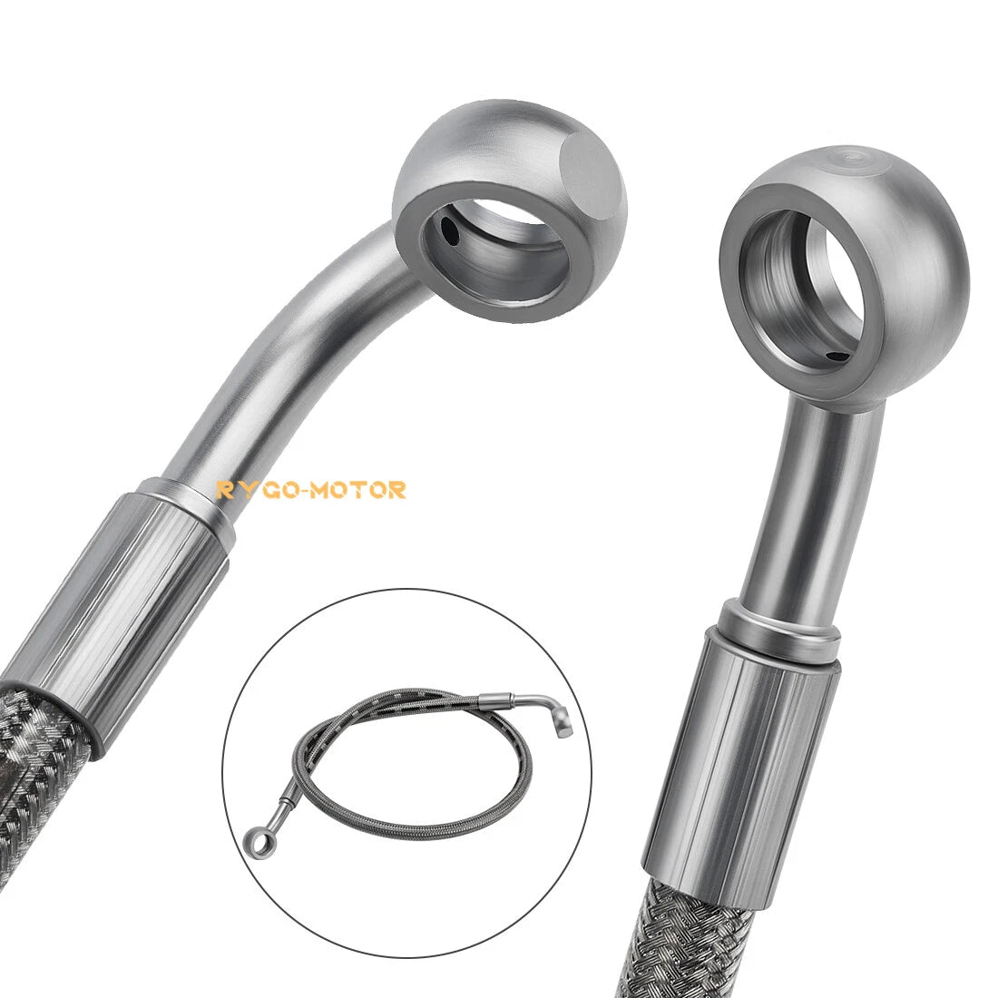 Front Left Right Brake Calipers & Hose Lines for Polaris Ranger 500 570 ETX UTV