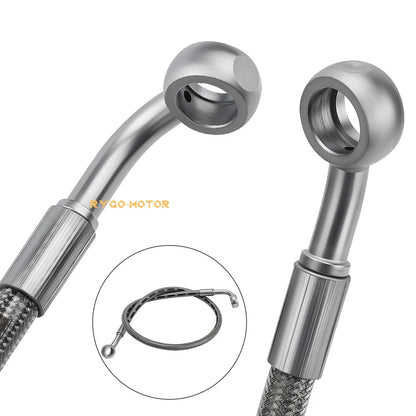 Front Left Right Brake Calipers & Hose Lines for Polaris Ranger 500 570 ETX UTV
