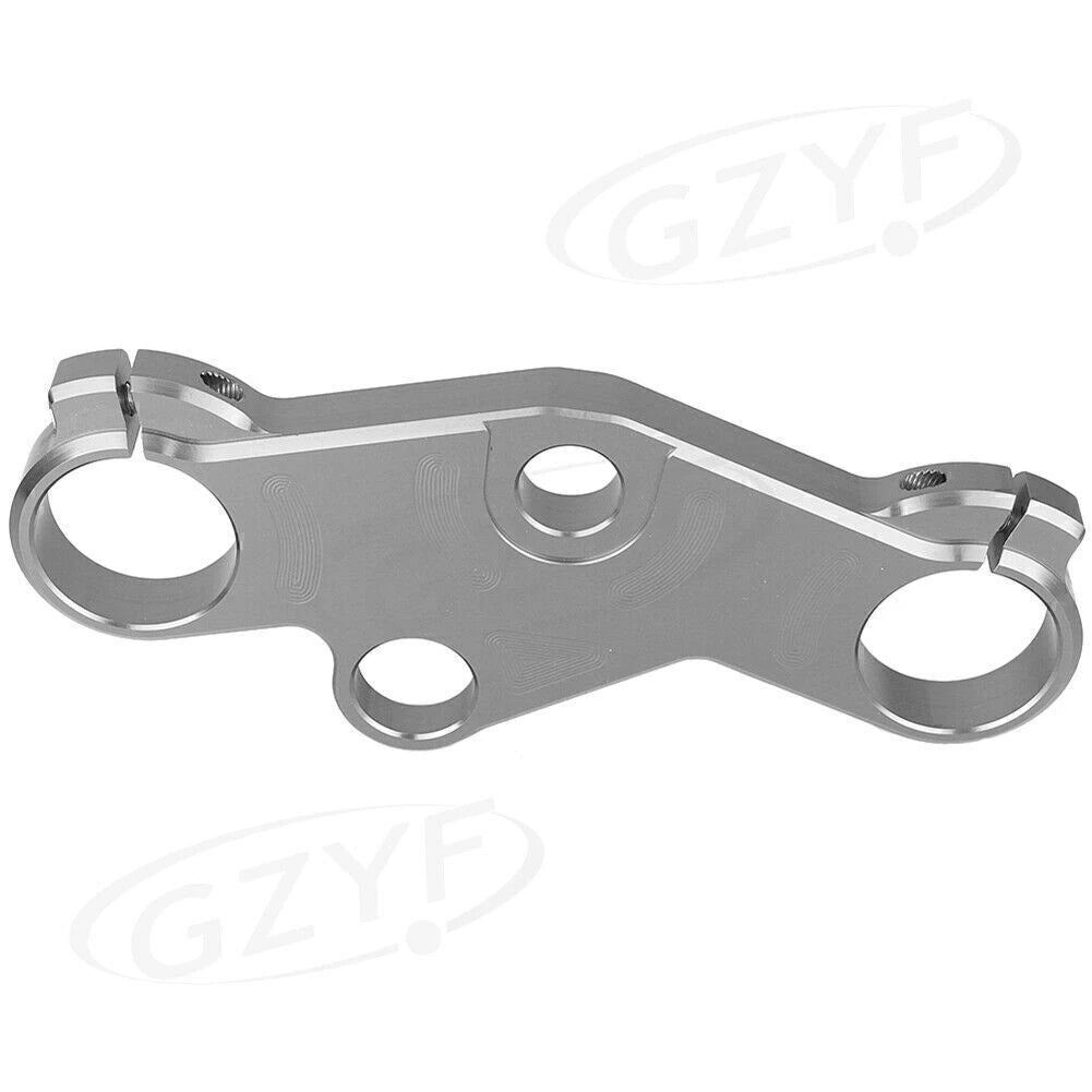 Gray Upper Front Triple Tree End Top Clamp for Suzuki GSXR600 750 1000 (2001-2023)