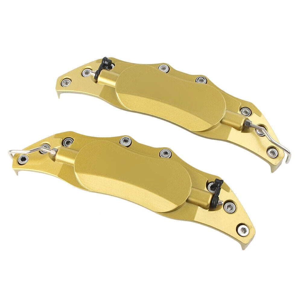Gold 3D Metal Brake Caliper Covers for Universal Car
