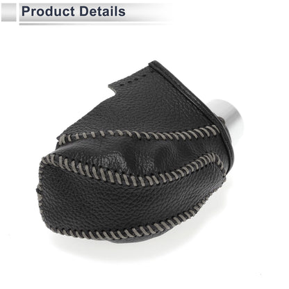 1 Pc Gear Shift Knob Cover for Subaru Impreza (2017-2023) Pebbled Black Grey