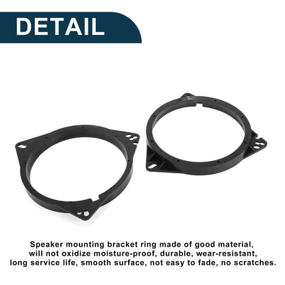 6.5" Speaker Spacer Adapter for Toyota  -  Tweeter Rings