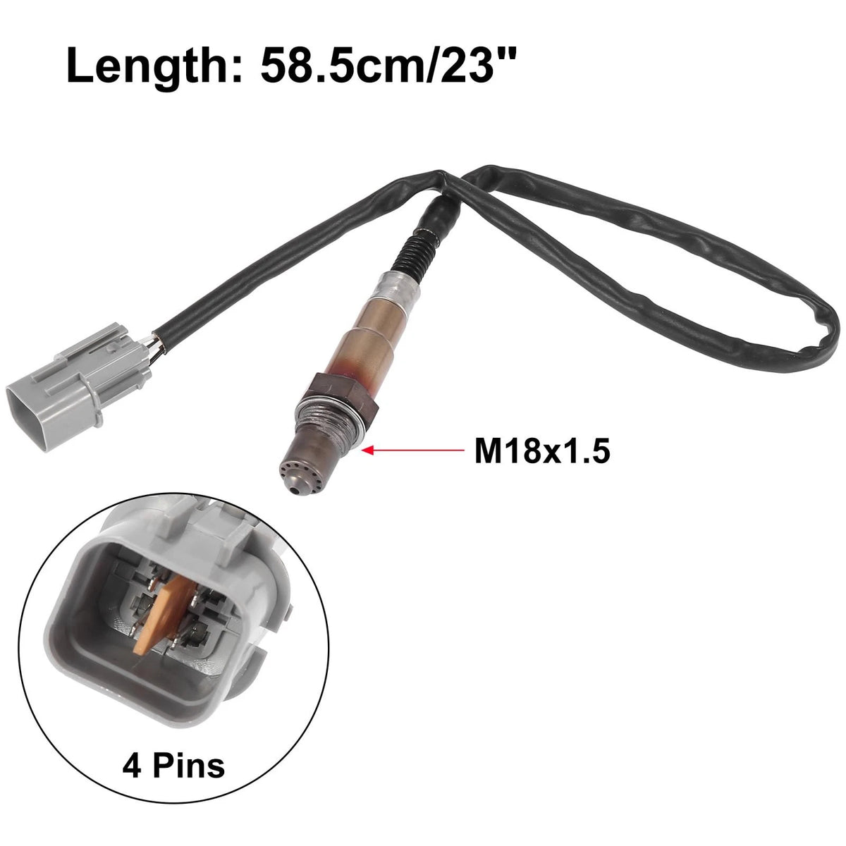 O2 Oxygen Sensor for Hyundai Accent, Veloster, Kia Rio, Soul (2011-2023)