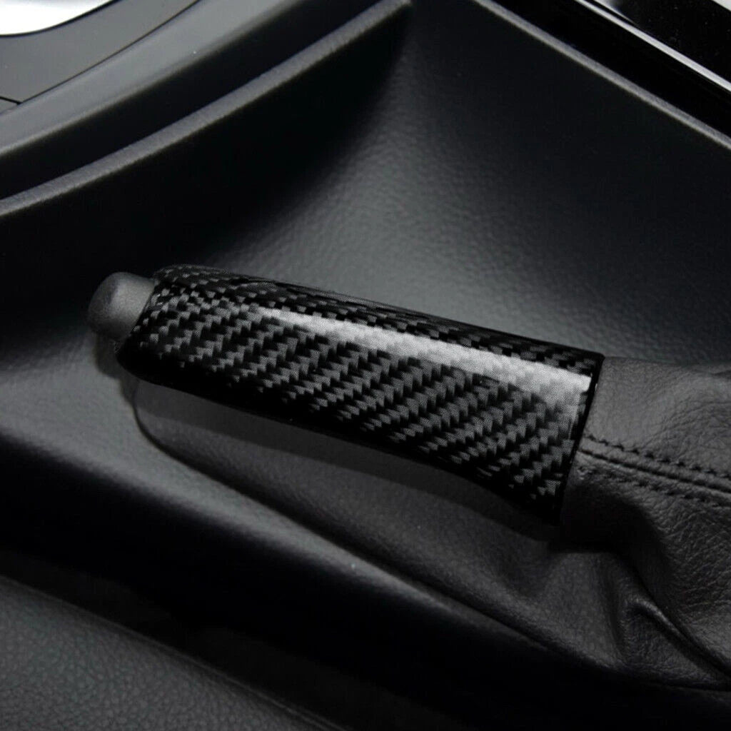 Carbon Fiber Handbrake Grip Trim Cover for BMW E46 E90 E92 E60 E39 F30 (2000-2019)