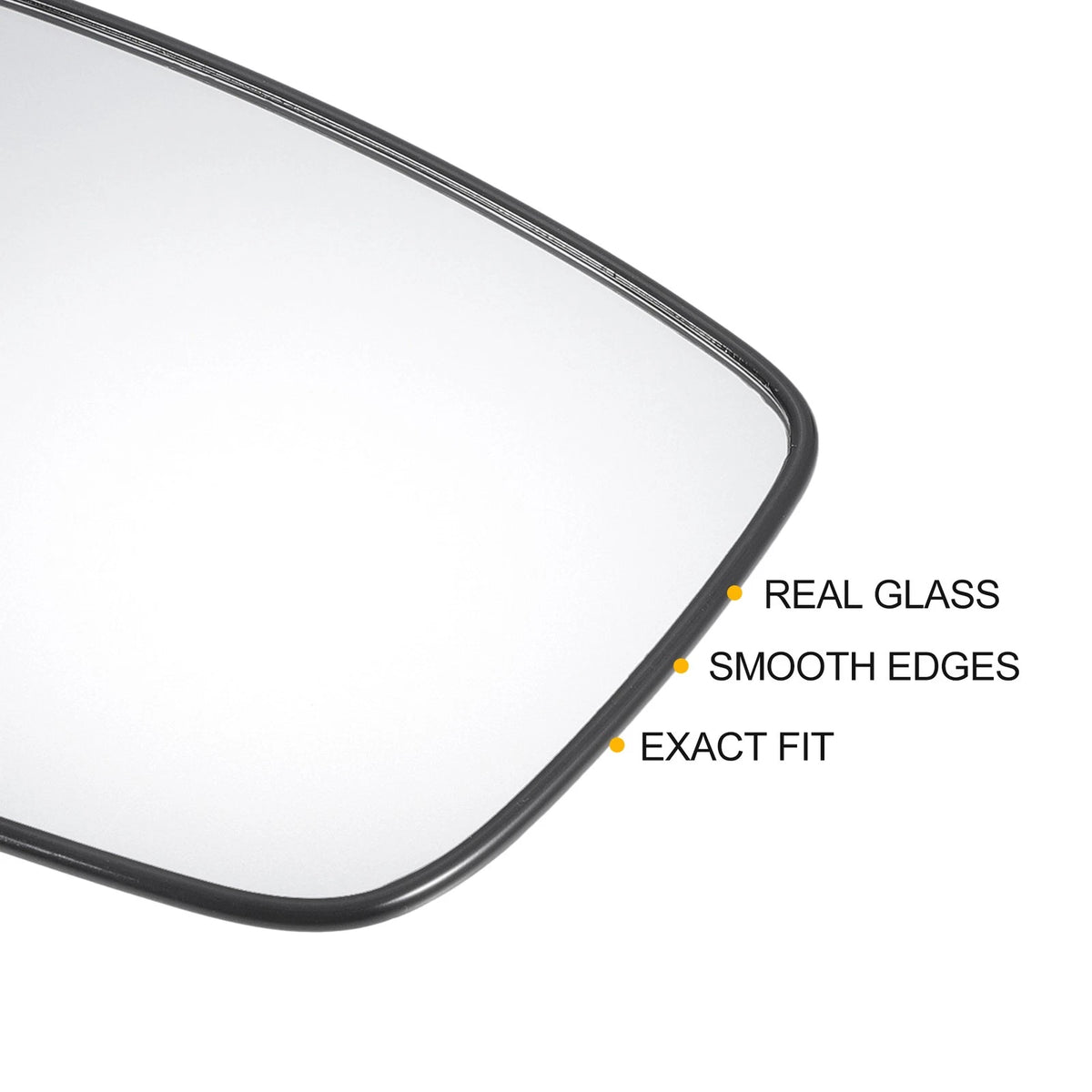 Left Right White Mirror Glass w/ Back Non-heated for Honda Accord (2008-2010)