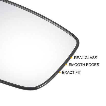 Left Right White Mirror Glass w/ Back Non-heated for Honda Accord (2008-2010)