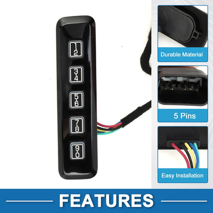 Car Door Lock Switch for Ford F-150, F-250, F-350 (2011-2014)