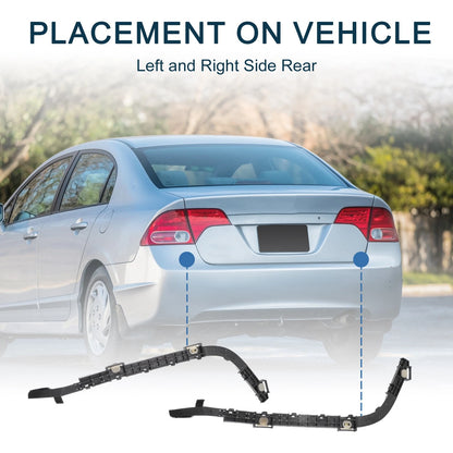 Rear Bumper Retainer Bracket 2 x for Honda CR-V (2017-2023)