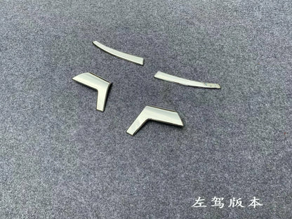 Rearview Side Cover Trim for 2019-2023 Toyota Corolla Hatchback Chrome Strips