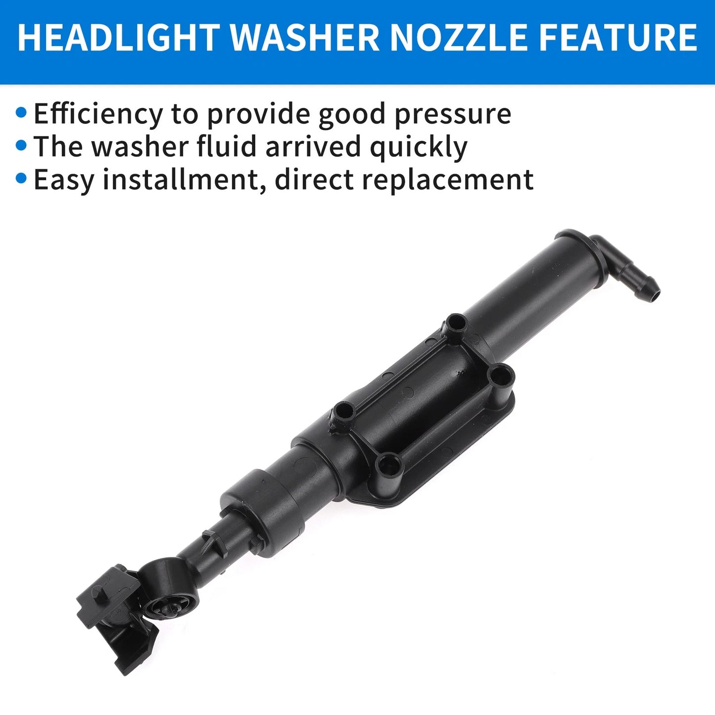 Front Driver Side Headlight Washer Nozzle for Volvo XC70 (2010-2015)