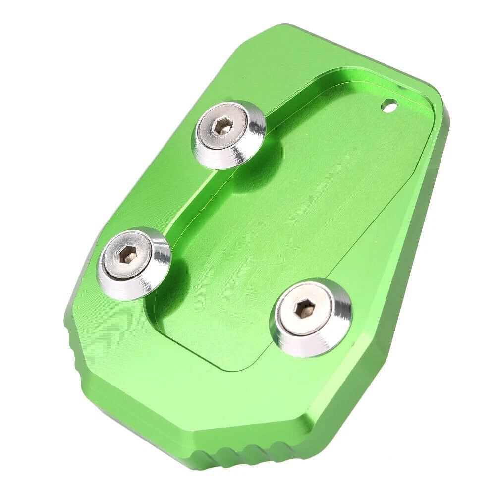 Green Aluminium Kickstand Extension Pad for Yamaha MT09 (2013-2016)