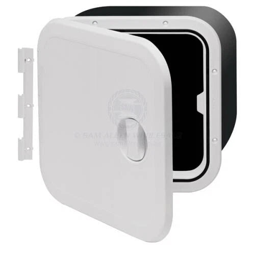 Access Hatch Box Caravan/Boat/RV White Removable Lid 374x374 Made in Italy