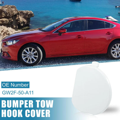 Pearl White Front Bumper Tow Hook Cap for Mazda Atenza 2015-2017