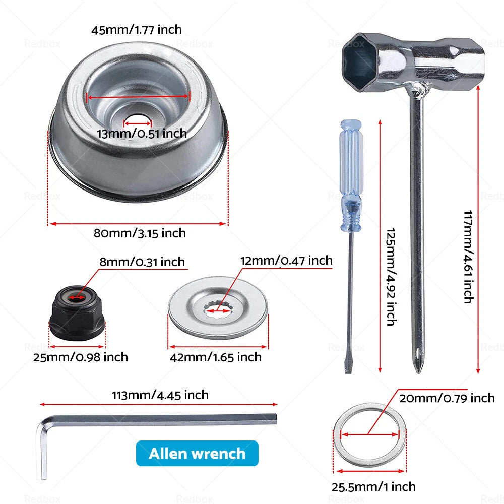 Lawnmower Blade Adapter for Stihl String Trimmer & Brush Cutter